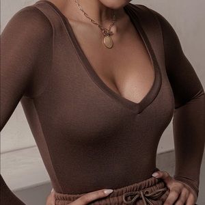 Basic cocoa bodysuit